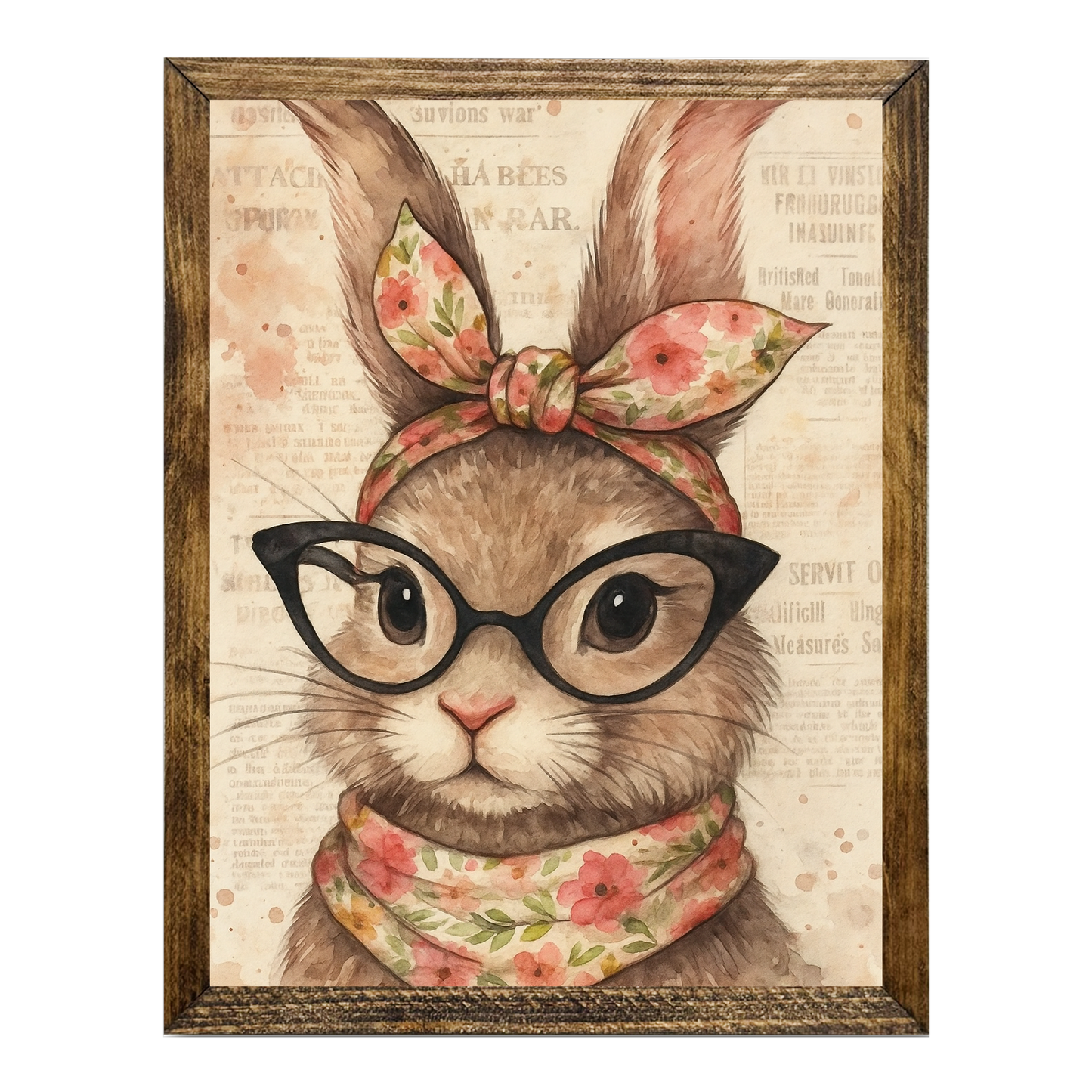 ARTISTIC SERIES TIMBERLAND-GIRL BUNNY VINTAGE GLASSES