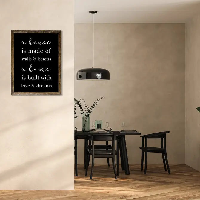 TIMBERLAND FRAME WALLS AND BEAMS BLACK