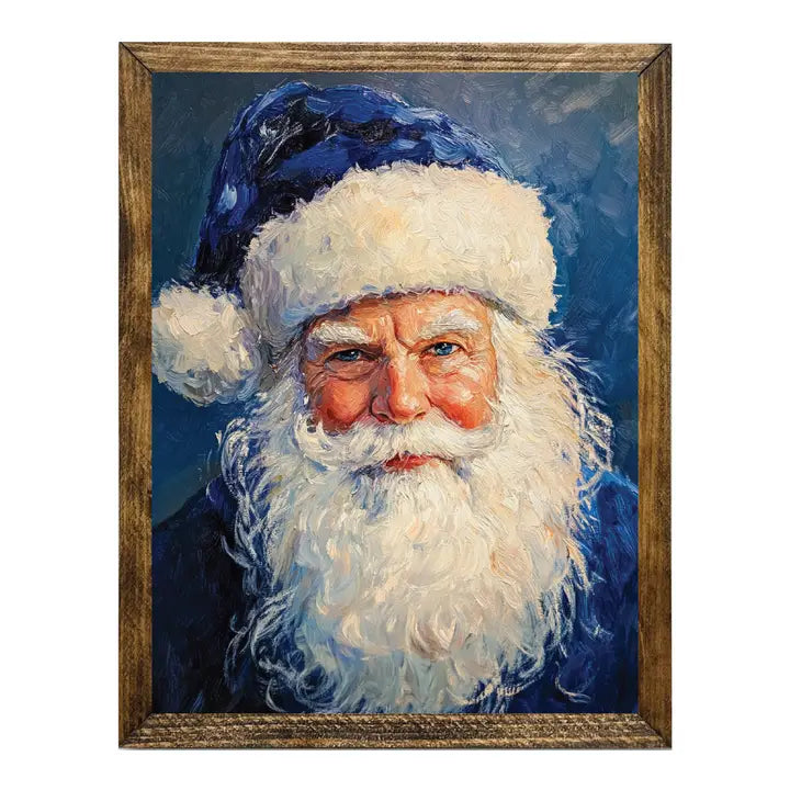 ARTISTIC SERIES TIMBERLAND-SANTA FACE PAINTING BLUE HAT