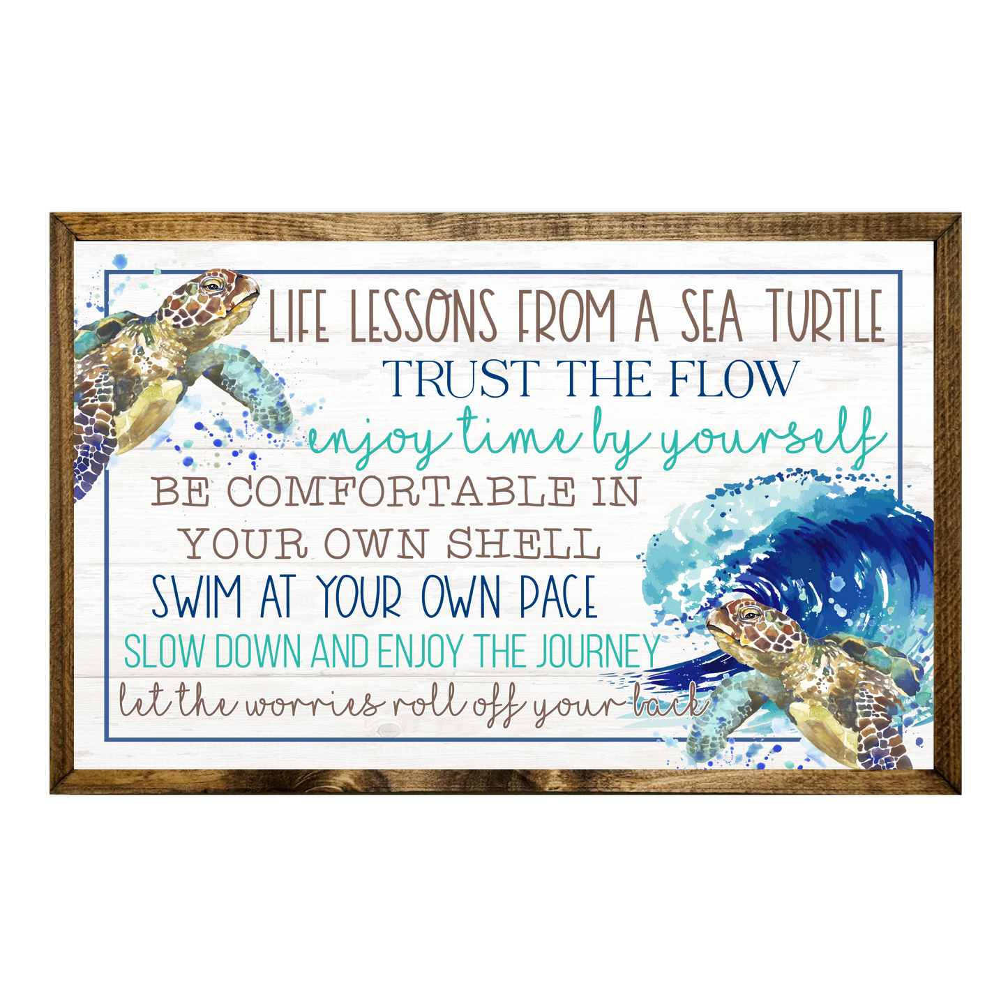 TIMBERLAND FRAME LIFE LESSONS FROM A SEA TURTLE