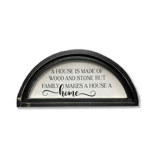 FRAMED CANVAS HOME WOOD STONE