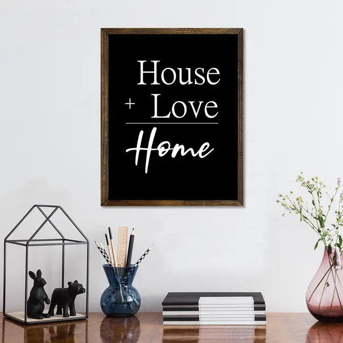 TIMBERLAND FRAME HOUSE + LOVE = HOME