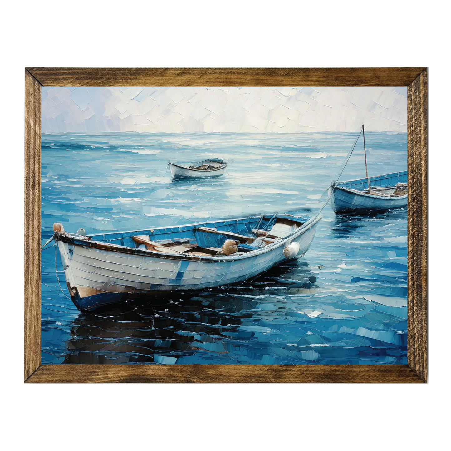 ARTISTIC SERIES TIMBERLAND- BOATS ON THE WATER PAINTING