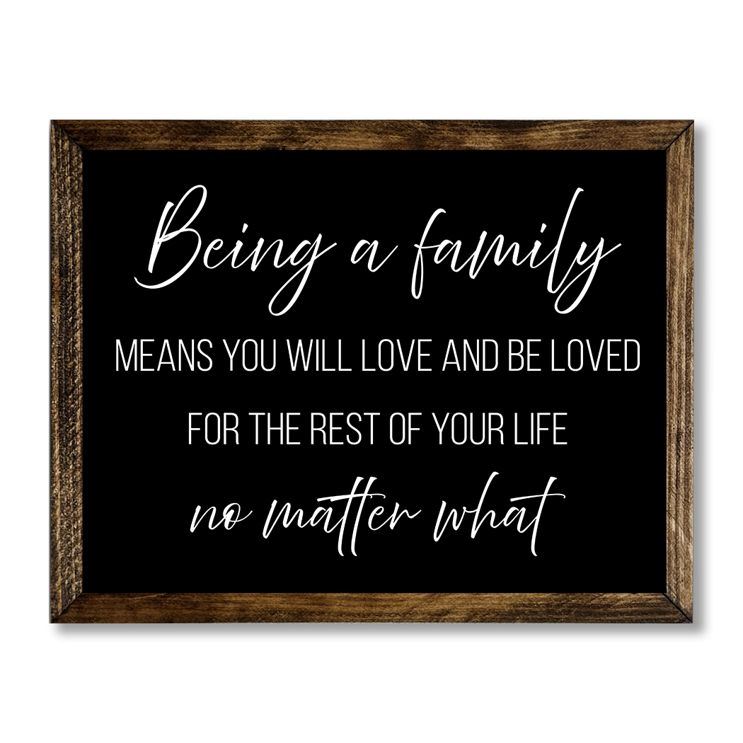 TIMBERLAND FRAME BEING A FAMILY