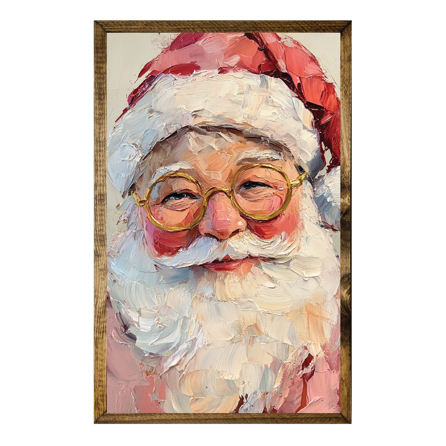 ARTISTIC SERIES TIMBERLAND-HAPPY SANTA ROSY CHEEKS PINK ART