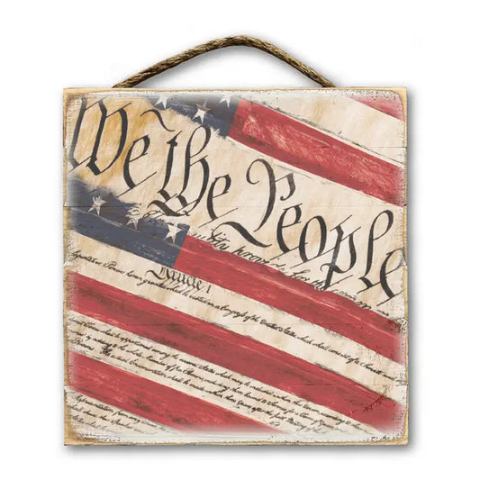 HANGING SLAT WE THE PEOPLE