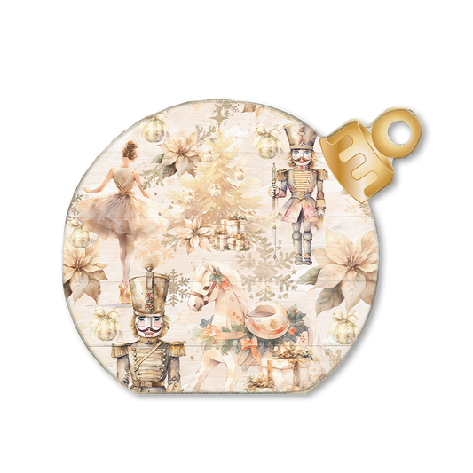 Ornament Sitter Gold Nutcracker Ballet Collage