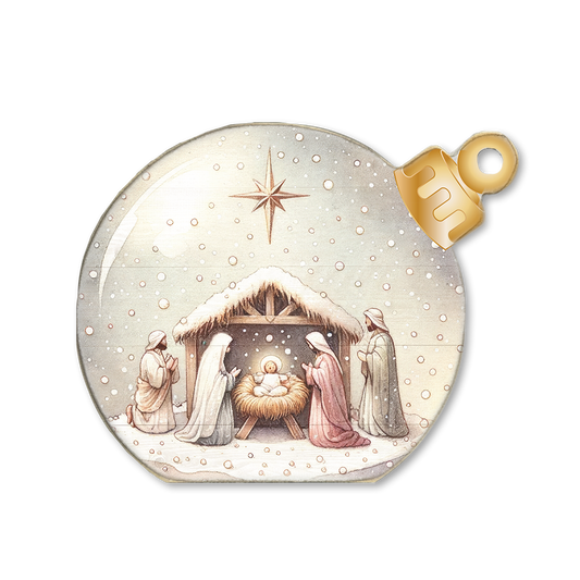 Ornament Sitter Nativity