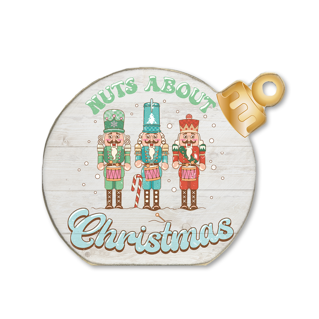 Ornament Sitter Nuts About Christmas Nutcrackers