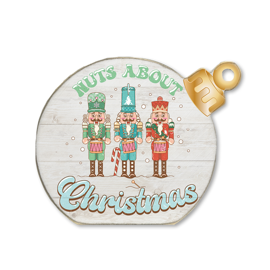 Ornament Sitter Nuts About Christmas Nutcrackers
