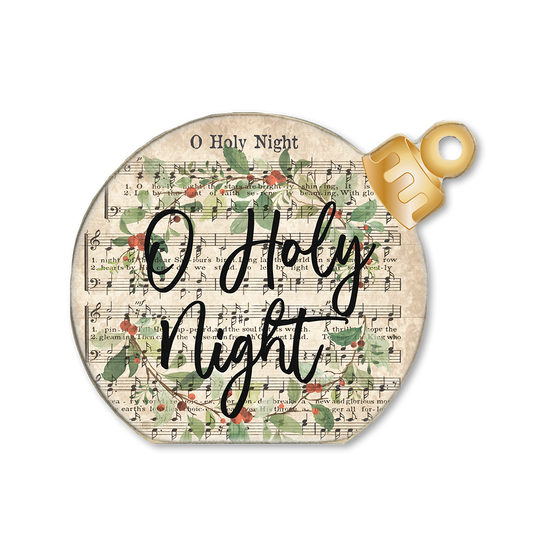 Ornament Sitter O Holy Night Song