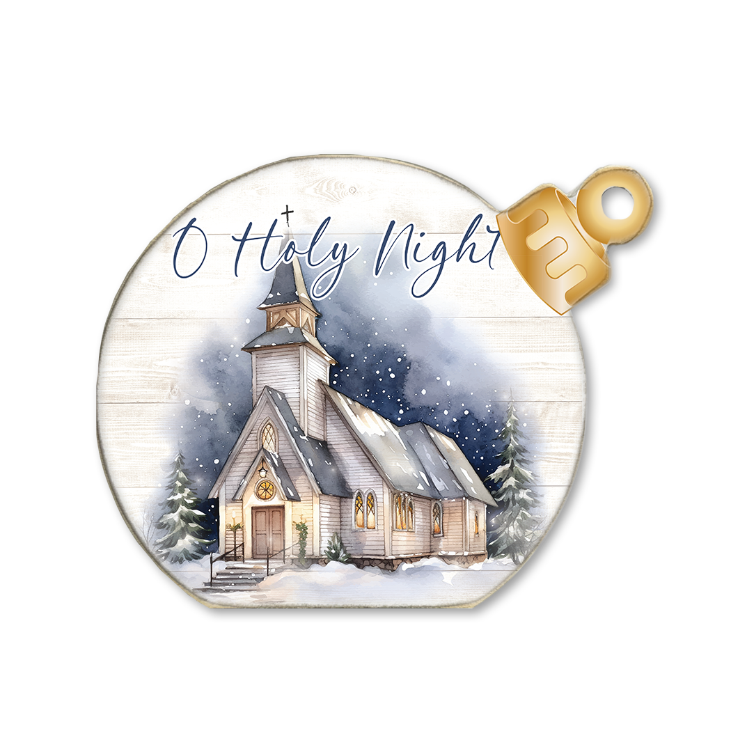 Ornament Sitter O Holy Night Church