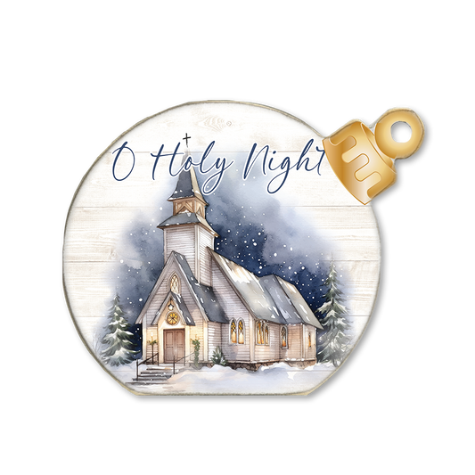 Ornament Sitter O Holy Night Church