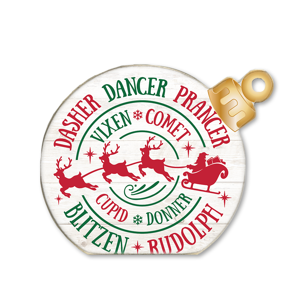 Ornament Sitter Reindeer Names