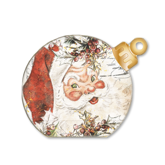 Ornament Sitter Vintage Santa Face 5