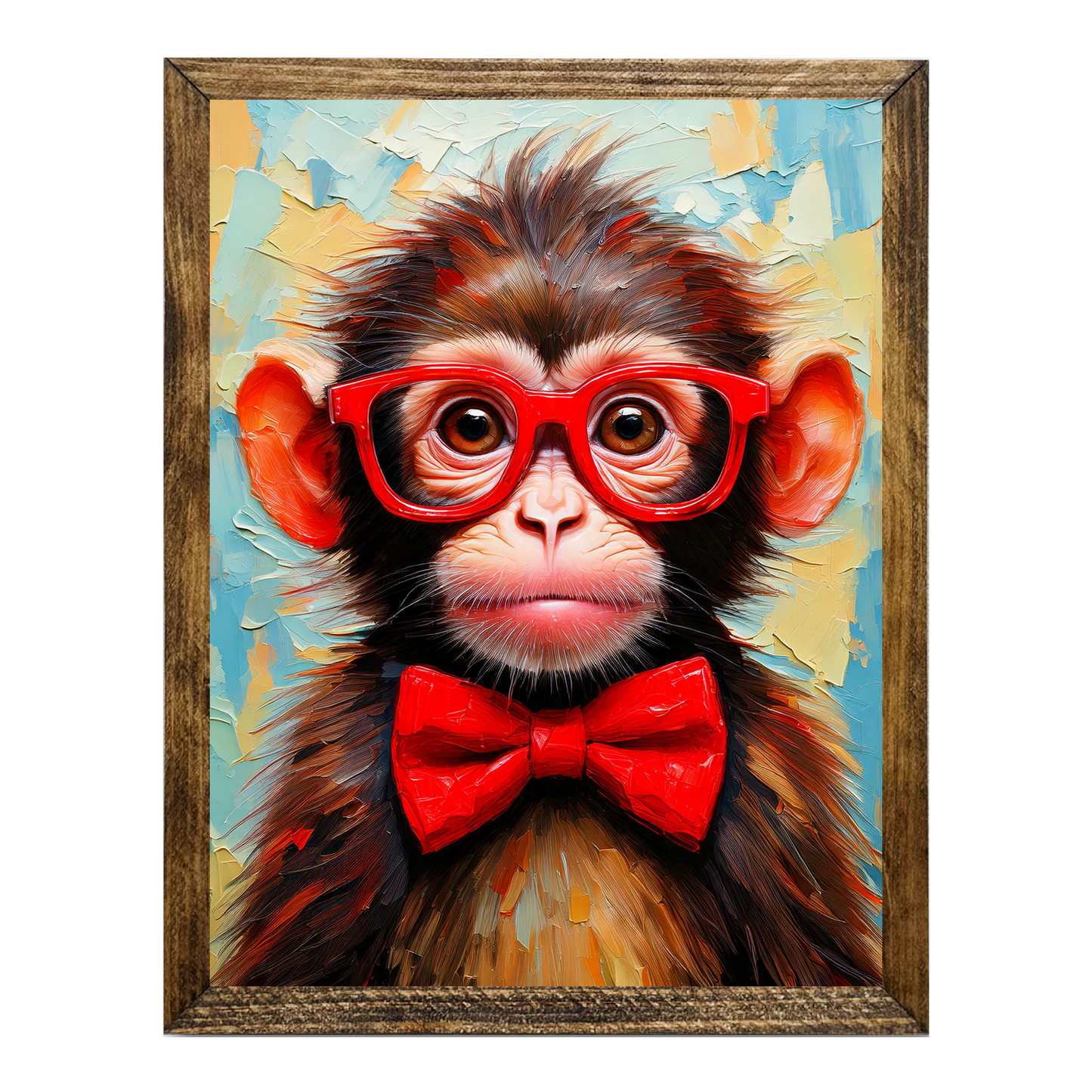 ARTISTIC SERIES TIMBERLAND- ANIMALS WITH GLASSES BABY MONKEY