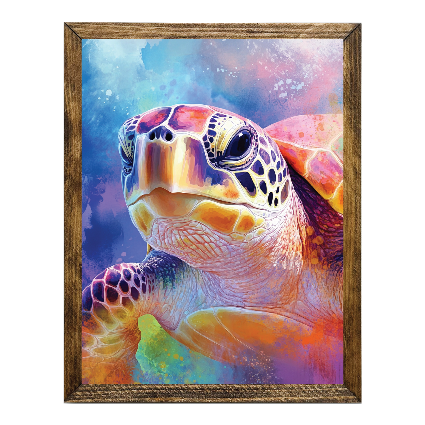 ARTISTIC SERIES TIMBERLAND- COLORFUL SEA TURTLE FACE