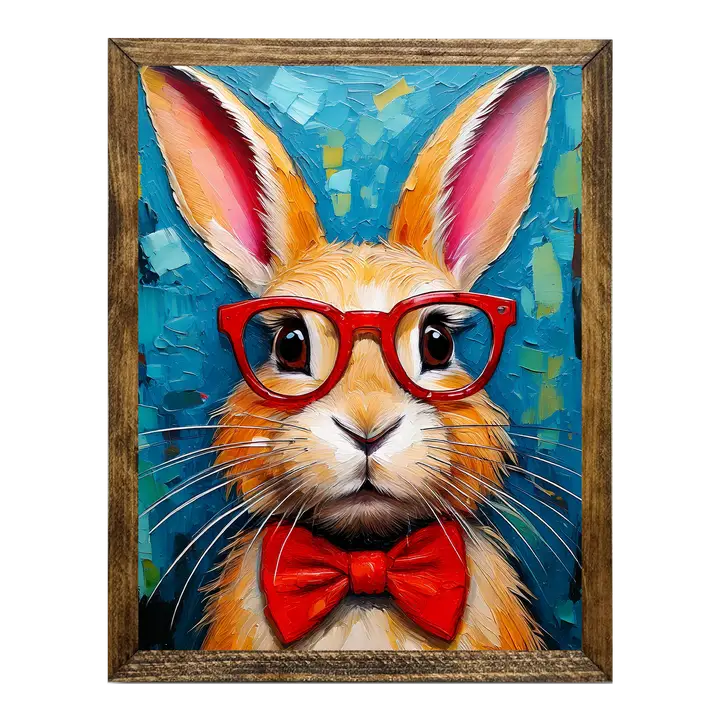 ARTISTIC SERIES TIMBERLAND- ANIMALS WITH GLASSES RABBIT