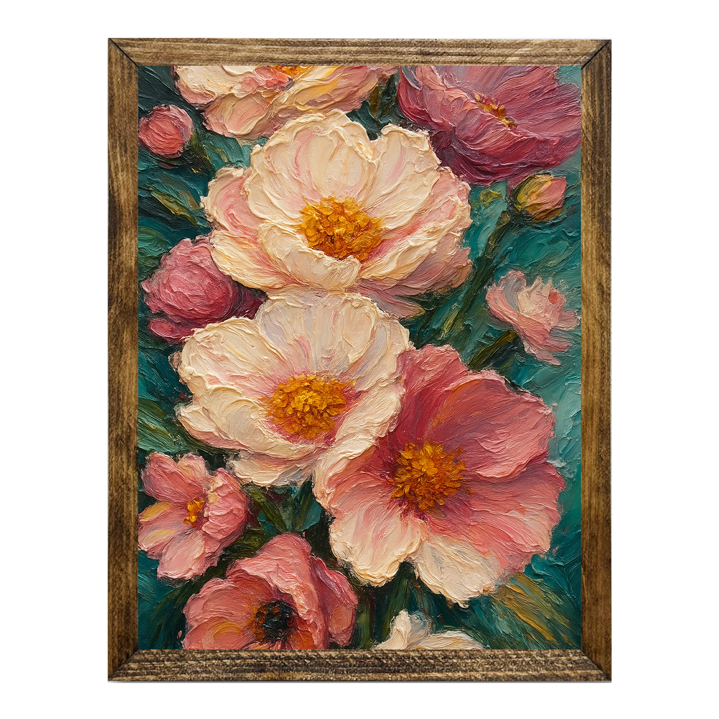 ARTISTIC SERIES TIMBERLAND-FLORAL OIL PAINTING