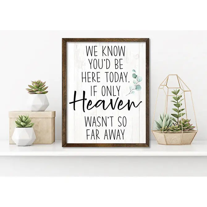 TIMBERLAND FRAME IF ONLY HEAVEN WASN'T SO FAR AWAY