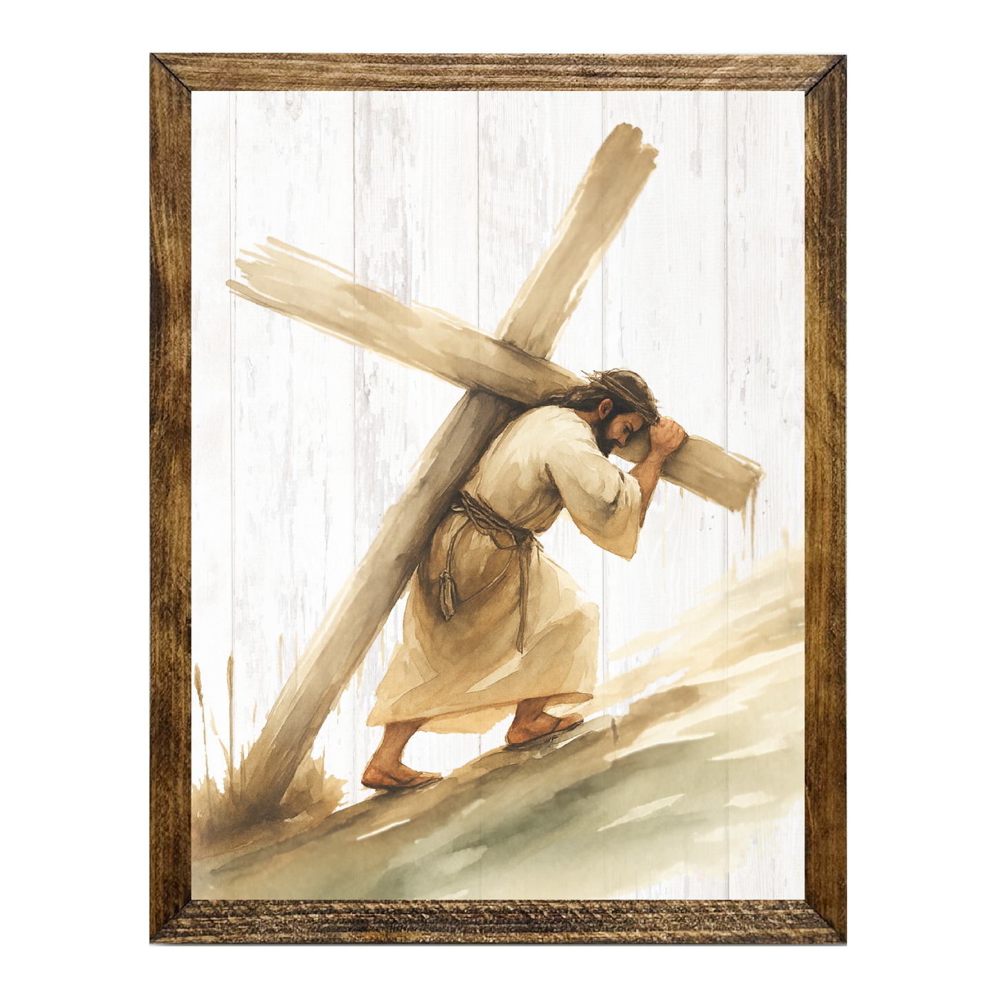 TIMBERLAND FRAME "WALK WITH HIM SERIES" CARRYING CROSS
