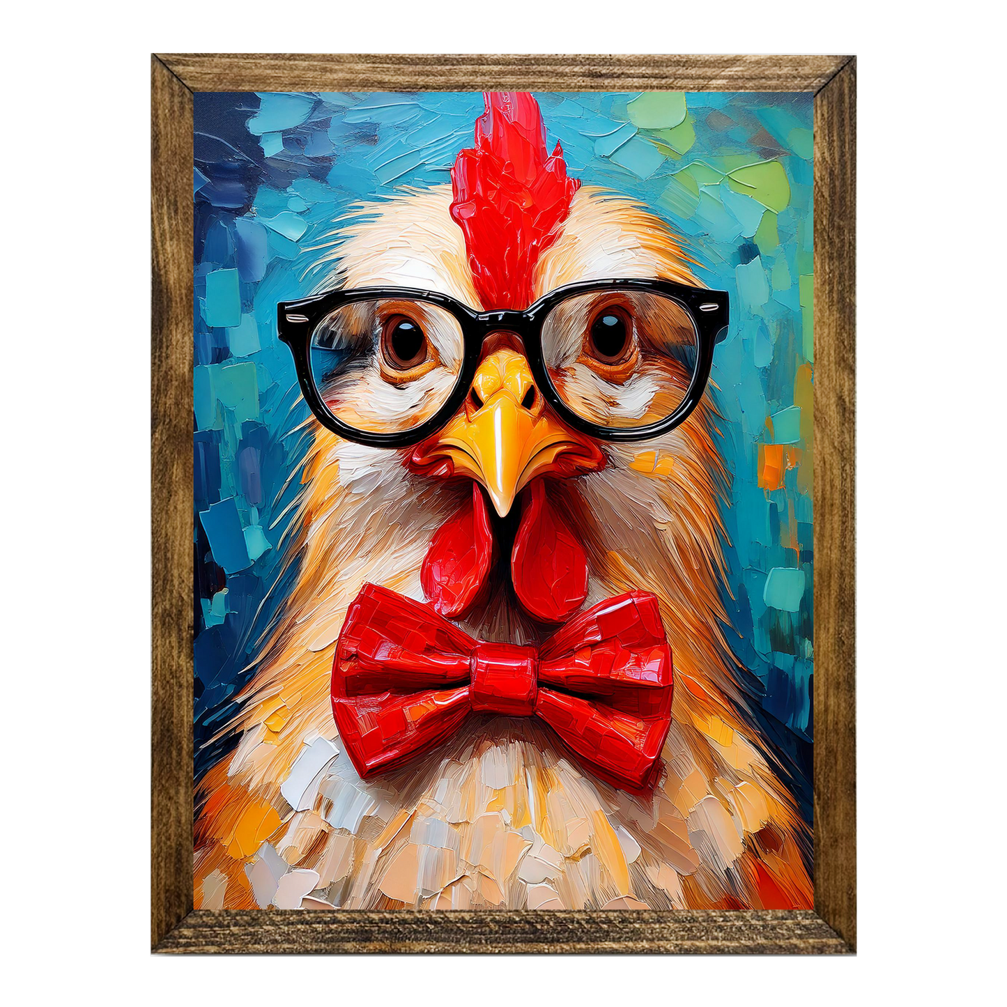 ARTISTIC SERIES TIMBERLAND- ANIMALS WITH GLASSES CHICKEN