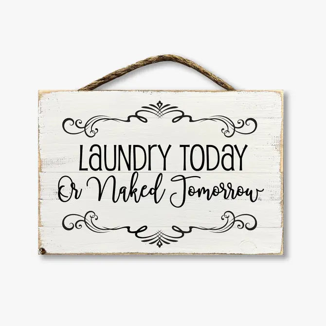 Laundry Today Or Naked Tomorrow