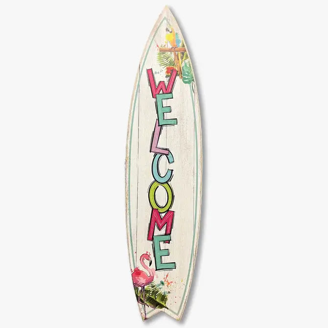 Hout - Silhouet van Persoon met Surfboard op het Strand - 60x40 cm - 9 mm dik - Foto Hout - Silhouet van Persoon met Surfboard op het Strand - 60x40 cm - 9 mm dik - Foto