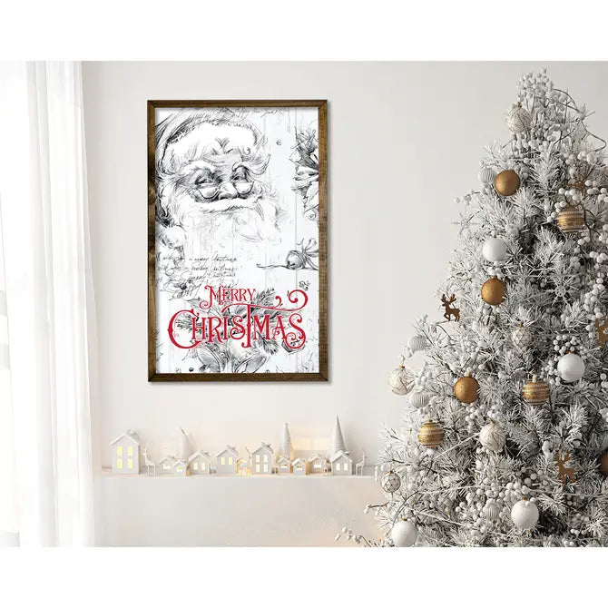 TIMBERLAND FRAME MERRY CHRISTMAS SANTA