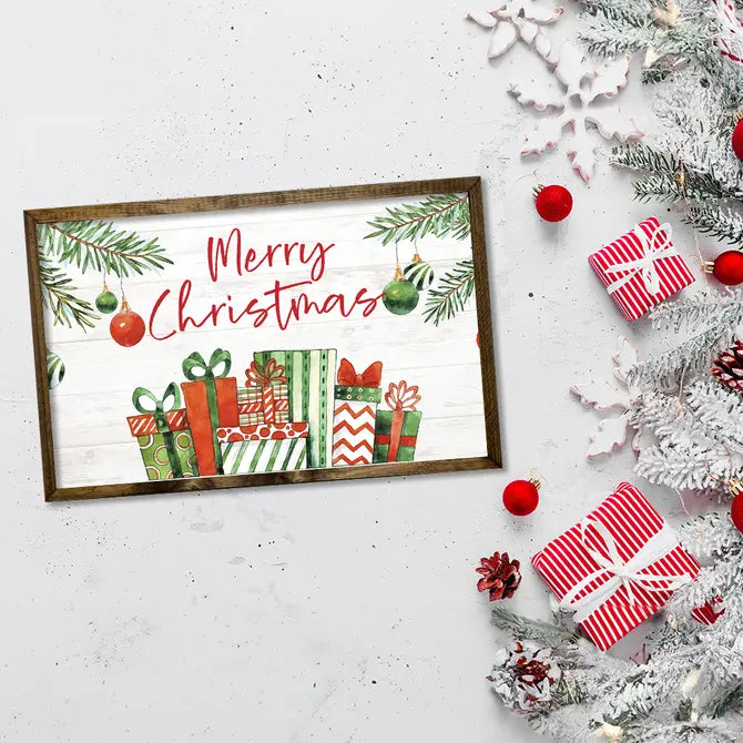 TIMBERLAND FRAME MERRY CHRISTMAS