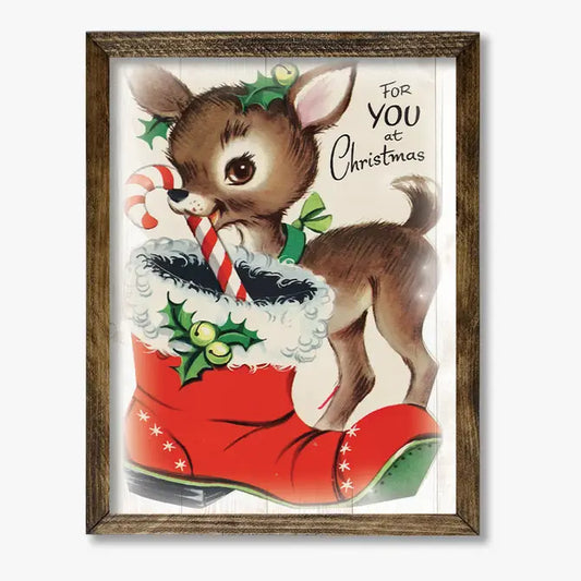 TIMBERLAND FRAME REINDEER STOCKING RETRO
