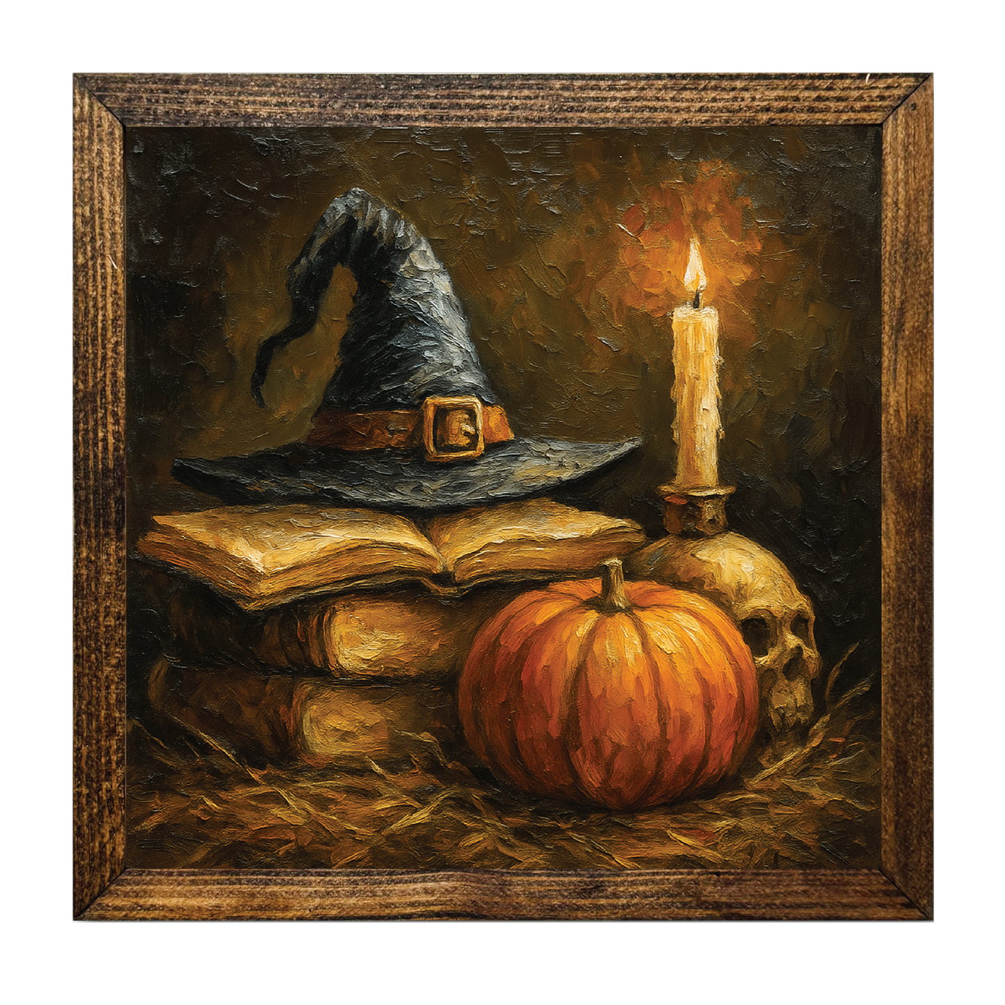 ARTISTIC SERIES TIMBERLAND-Books, Bones & Bewitching Flames