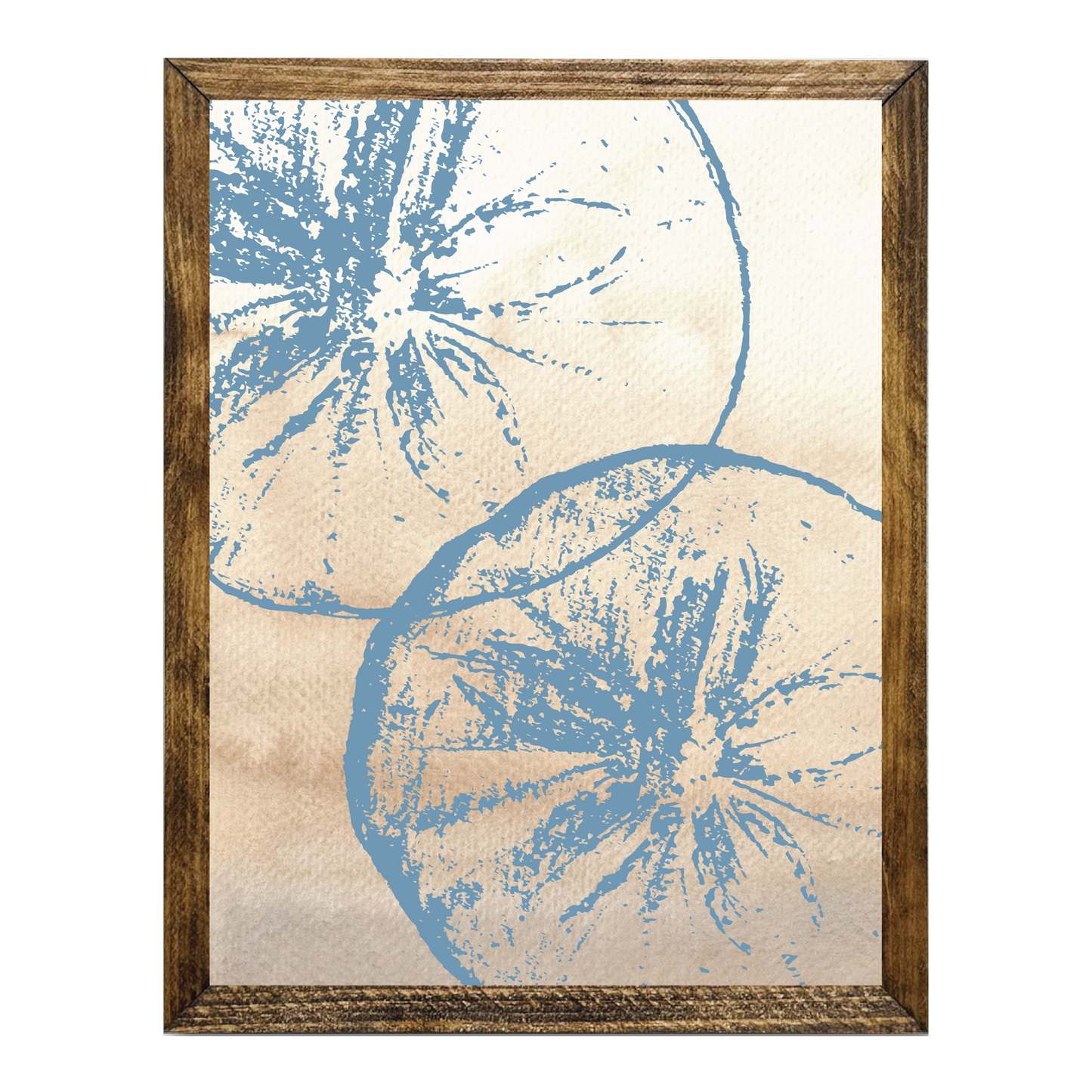 ARTISTIC SERIES TIMBERLAND-SAND DOLLAR ABSTRACT ART