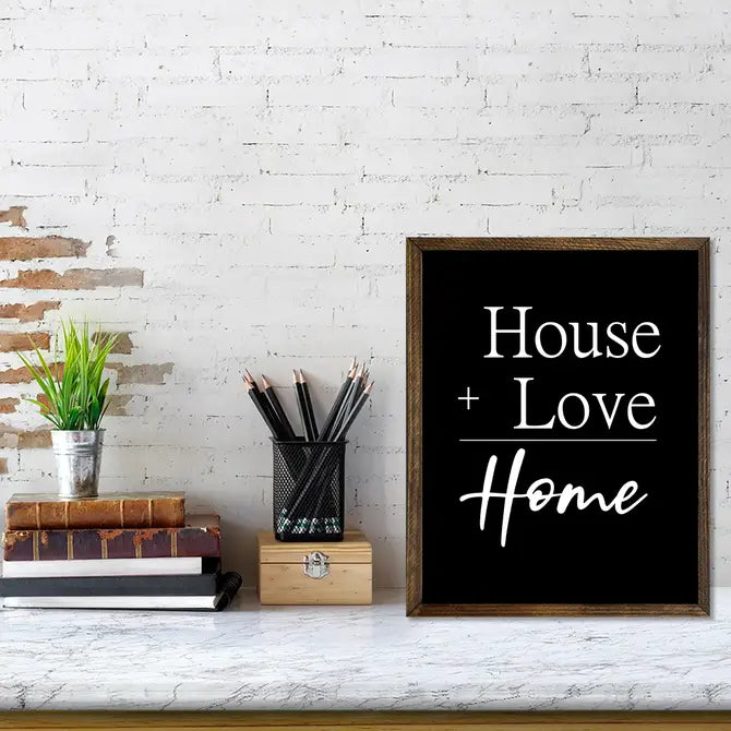 TIMBERLAND FRAME HOUSE + LOVE = HOME