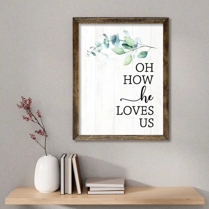 TIMBERLAND FRAME OH HOW HE LOVES US