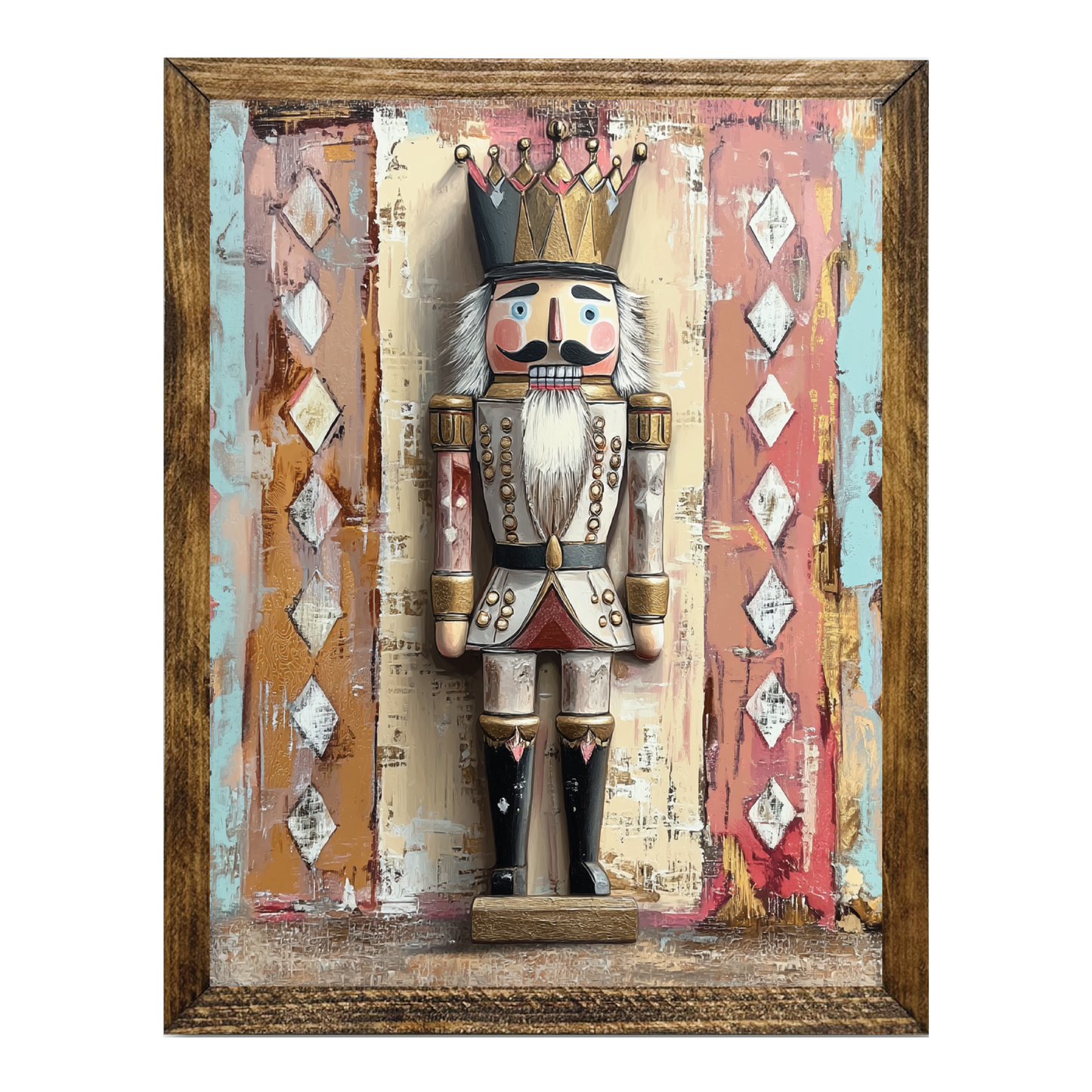 ARTISTIC SERIES NUTCRACKER ART-BOLD GOLD PINK CREAM