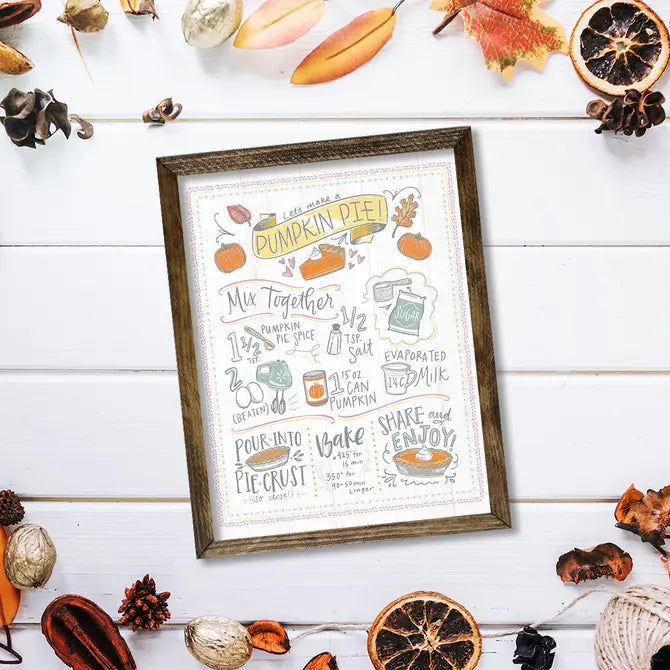 TIMBERLAND FRAME PUMPKIN PIE RECIPE