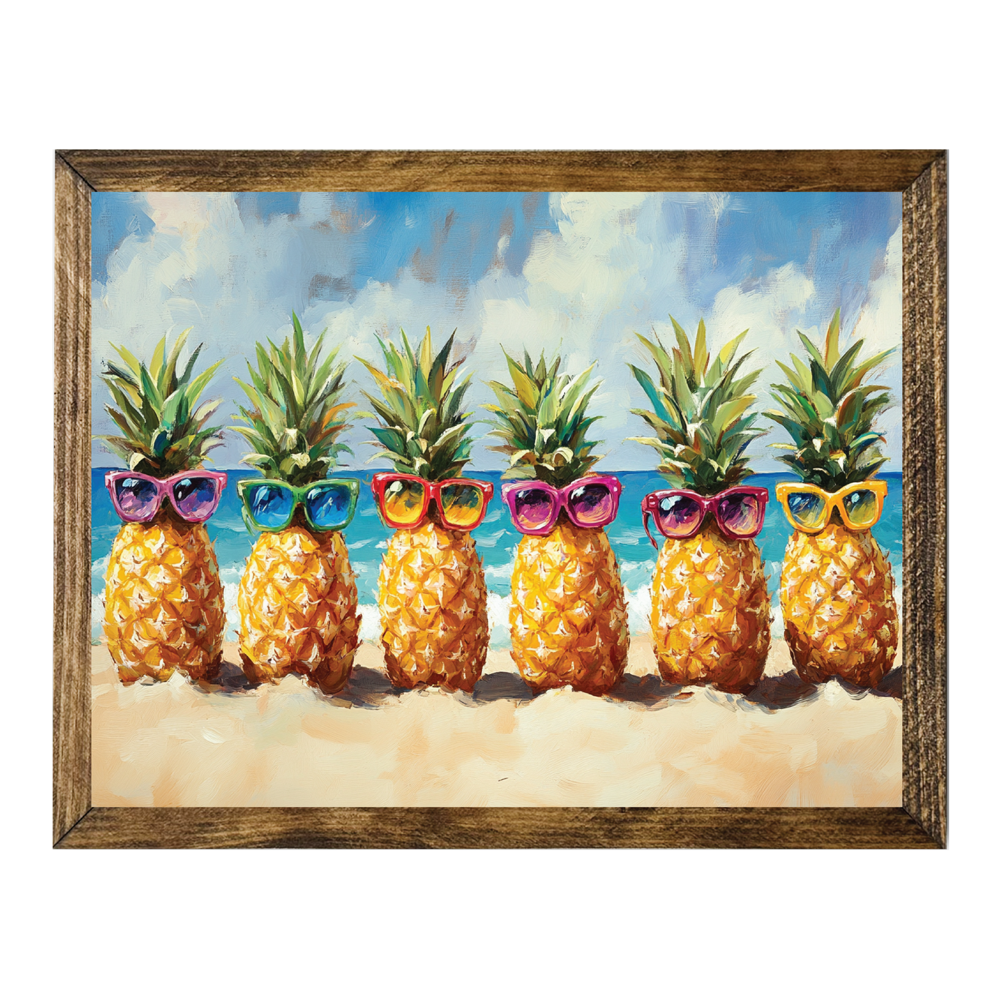ARTISTIC SERIES TIMBERLAND- PINEAPPLES WEARING SUNGLASSES