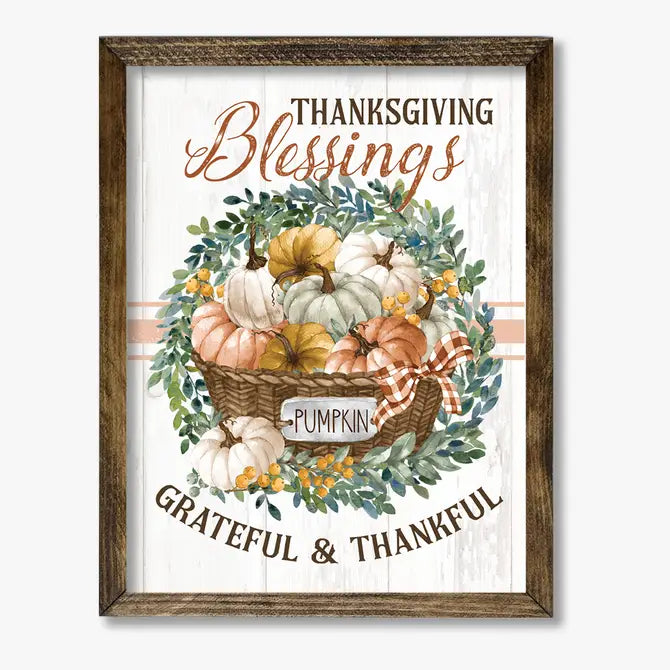 TIMBERLAND FRAME THANKSGIVING BLESSINGS