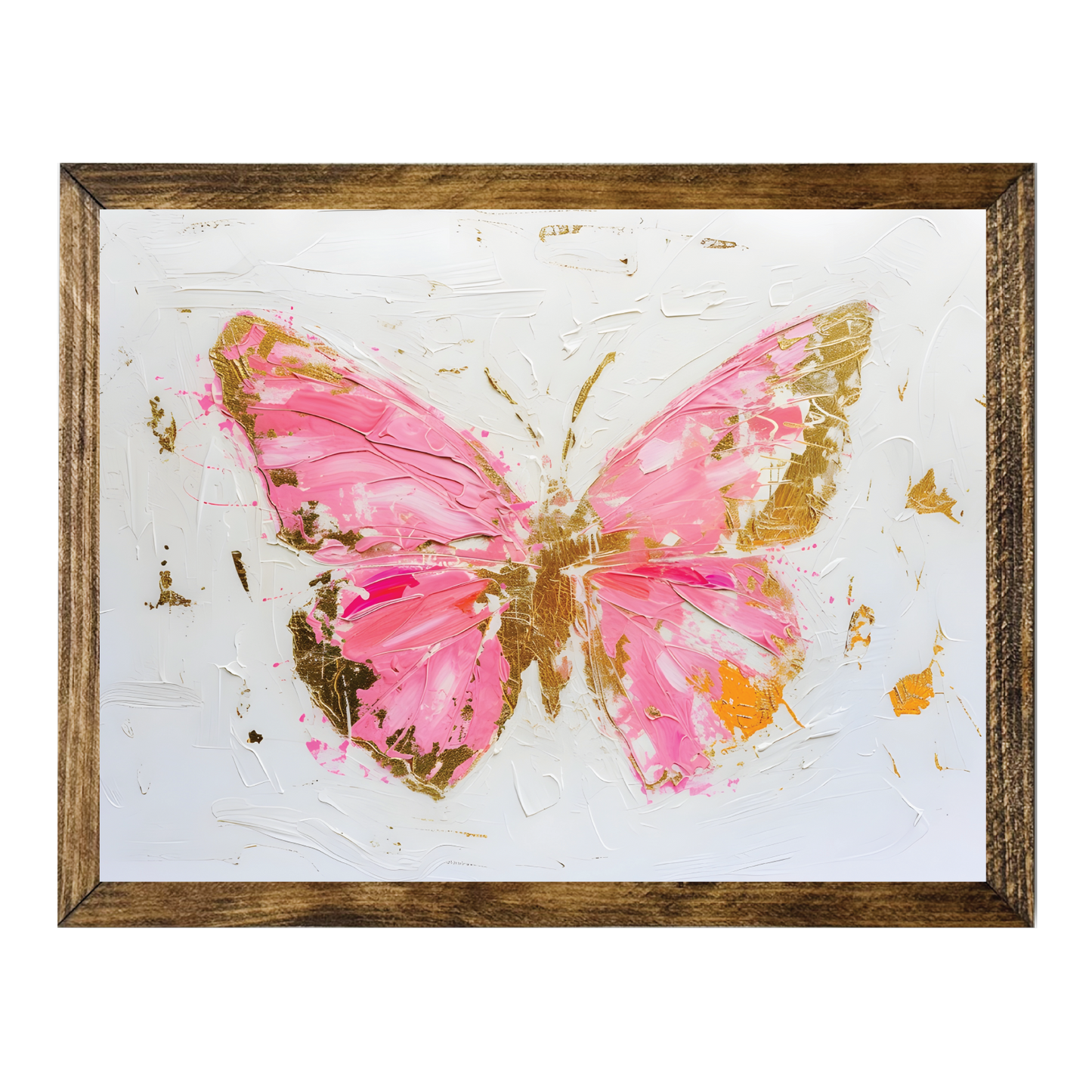 ARTISTIC SERIES TIMBERLAND-PREPPY PINK ABSTRACT BUTTERFLY