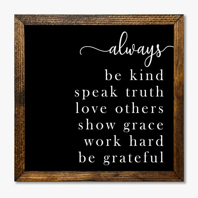 TIMBERLAND FRAME ALWAYS BE KIND