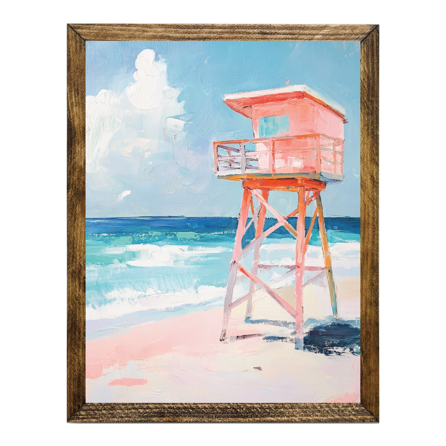 ARTISTIC SERIES TIMBERLAND-MODERN PASTEL LOOKOUT TOWER 2