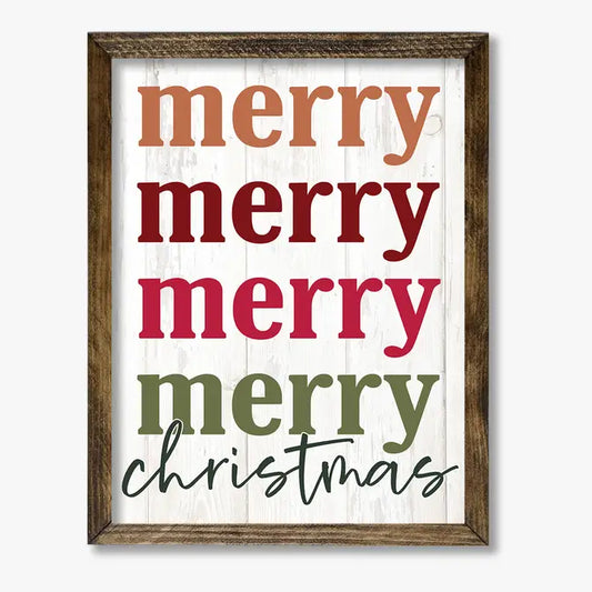 TIMBERLAND FRAME MERRY MERRY MERRY MERRY CHRISTMAS