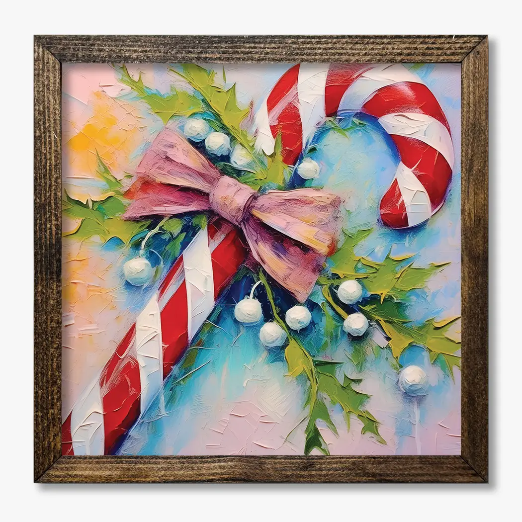 TIMBERLAND FRAME ABSTRACT CANDY CANE