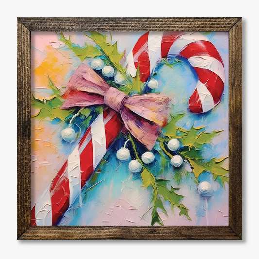 TIMBERLAND FRAME ABSTRACT CANDY CANE