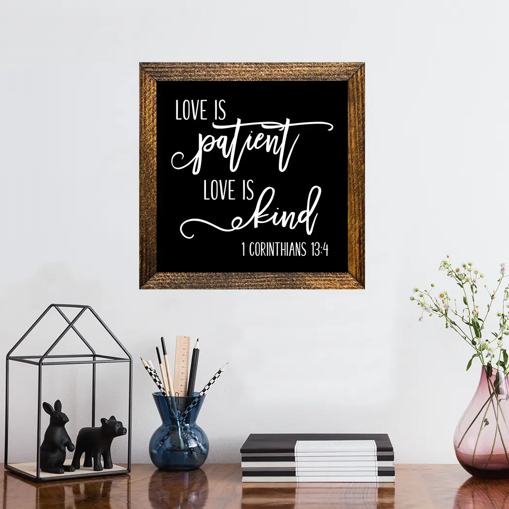 TIMBERLAND FRAME LOVE IS PATIENT