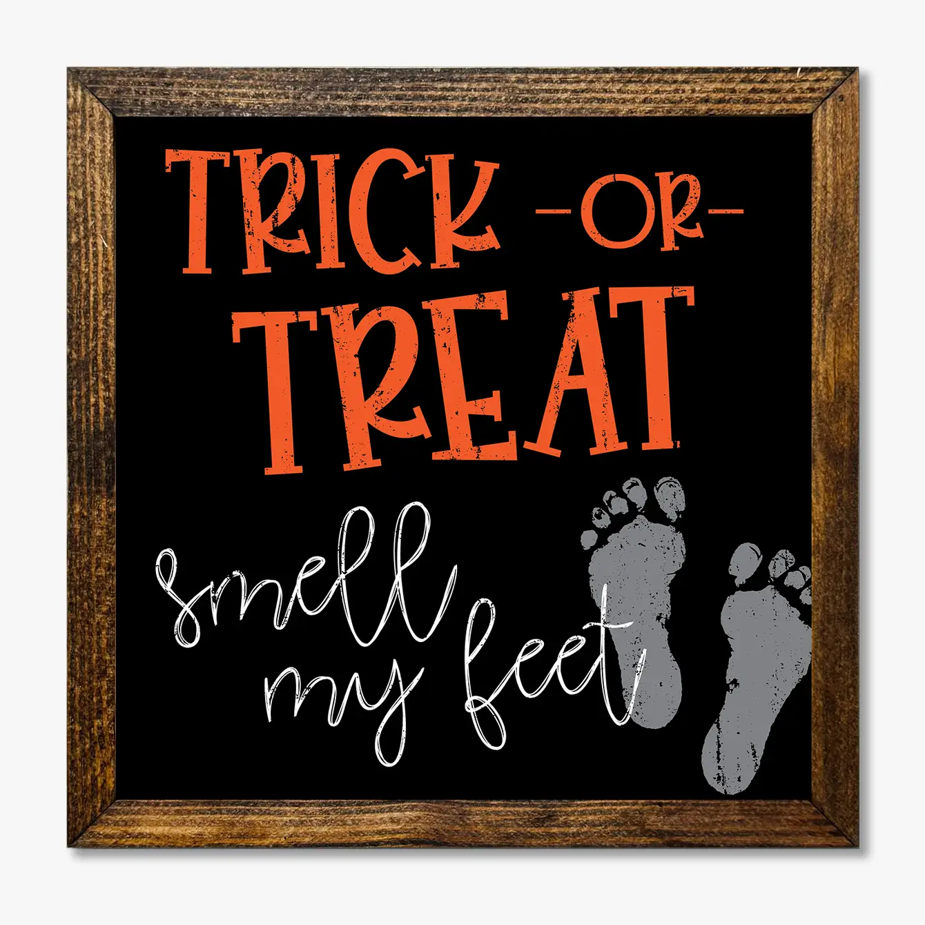 TIMBERLAND FRAME TRICK OR TREAT SMELL MY FEET