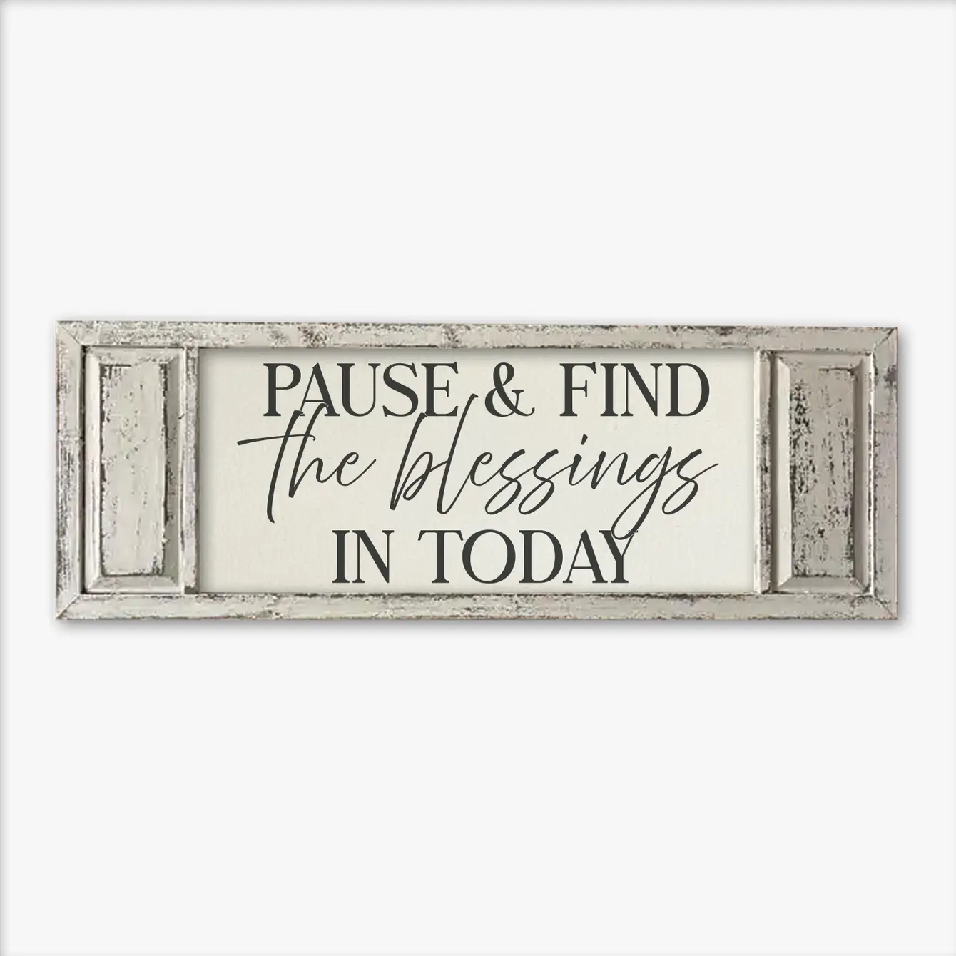 FRAMED CANVAS PAUSE & FIND THE BLESSINGS