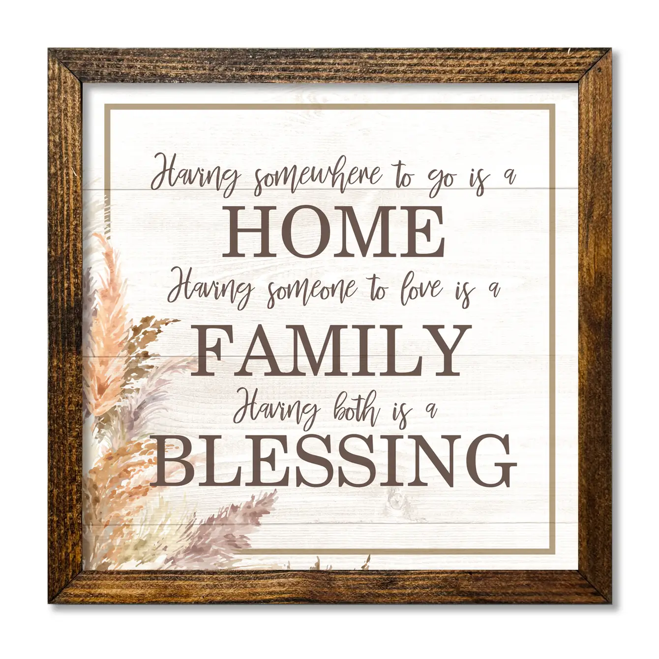 TIMBERLAND FRAME BOHO HOME FAMILY BLESSING
