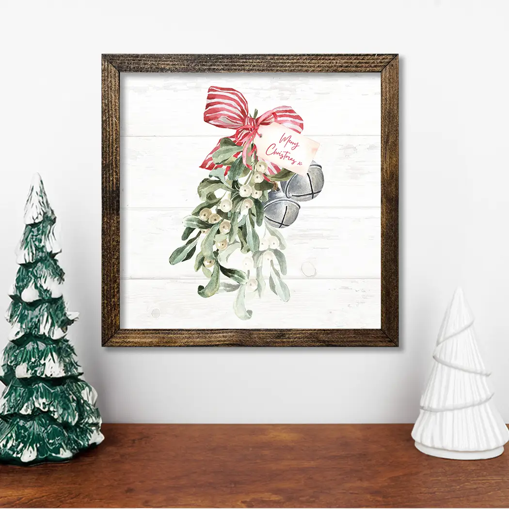 TIMBERLAND FRAME MISTLETOE WATERCOLOR